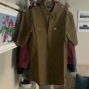 Carhartt relaxed fit work wear shirt nice Color size S